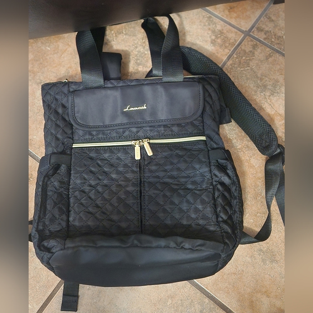 Lovevook Quilted Convertible Laptop Backpack